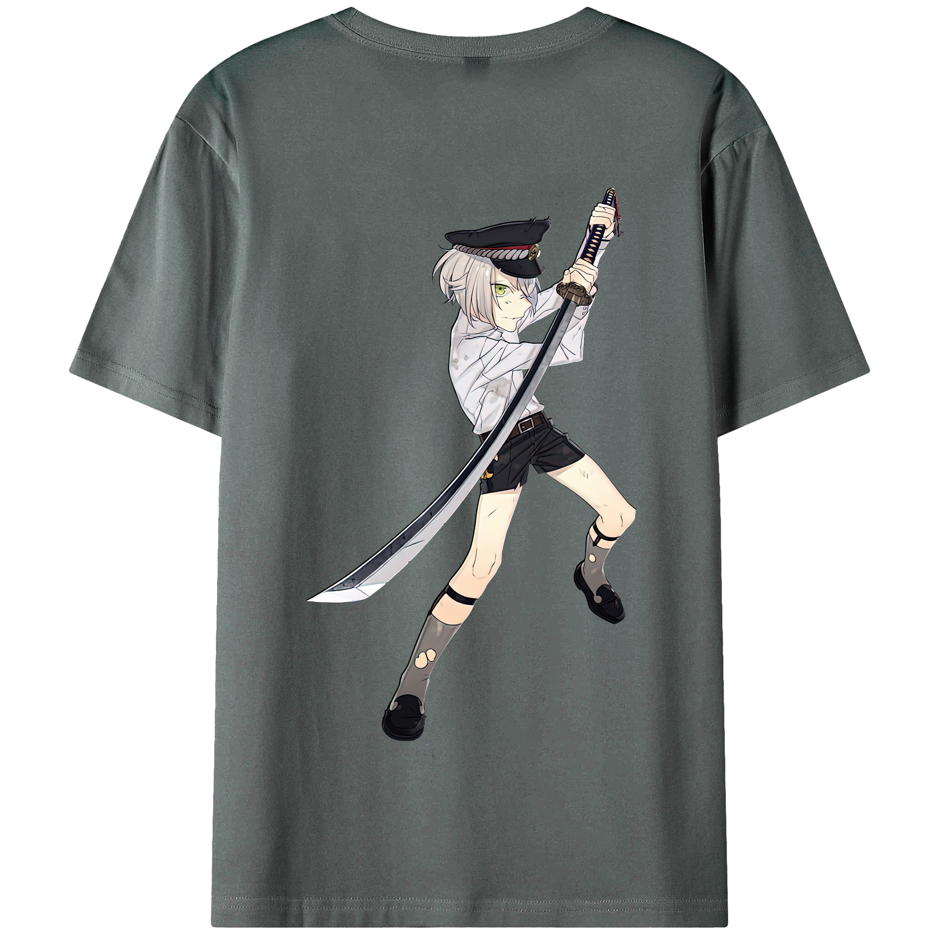 （画像用） 刀剣乱舞 Touken Ranbu 綿100％半袖Tシャツ（背面プリント）